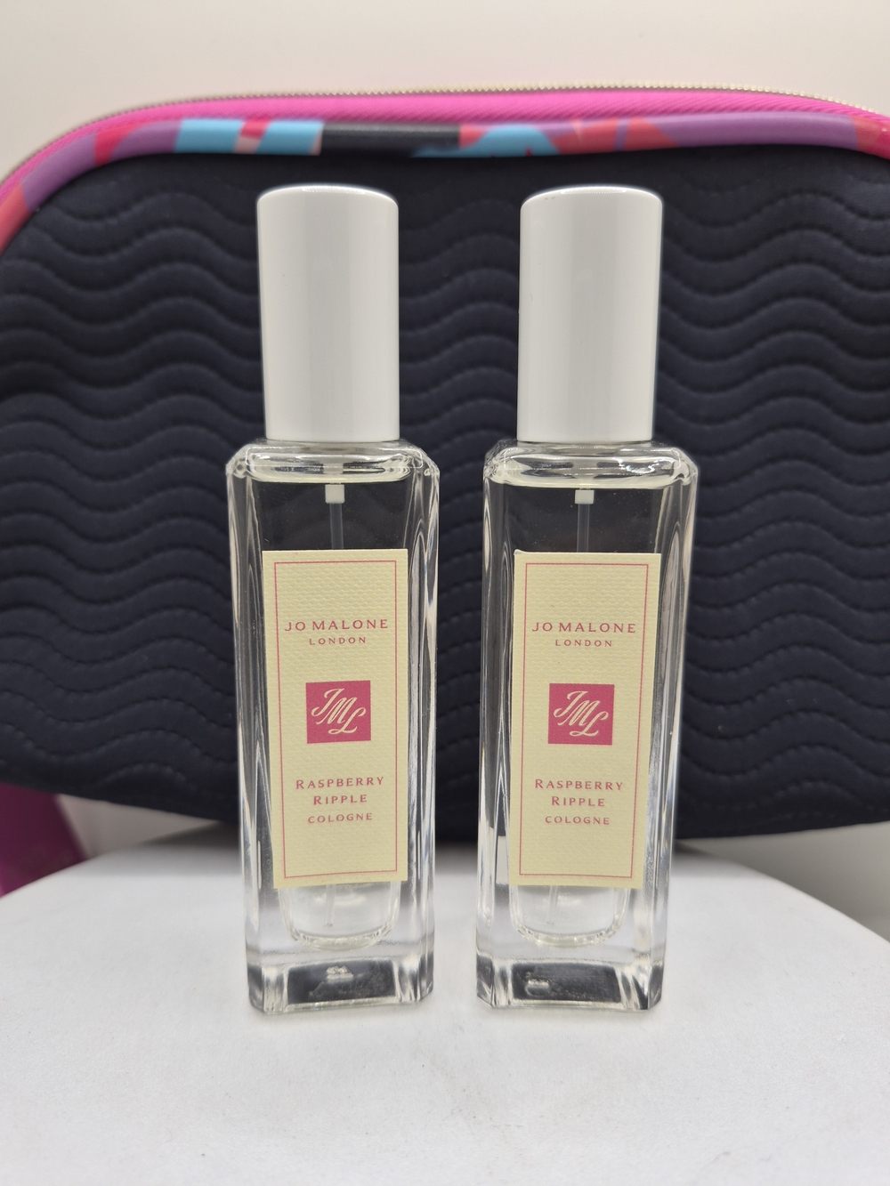 Jo Malone Raspberry Ripple Cologne Travel Size 30ml / 1oz Each - Lot of 2